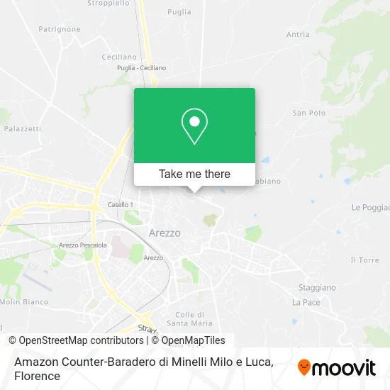 Amazon Counter-Baradero by Minelli Milo and Luca map