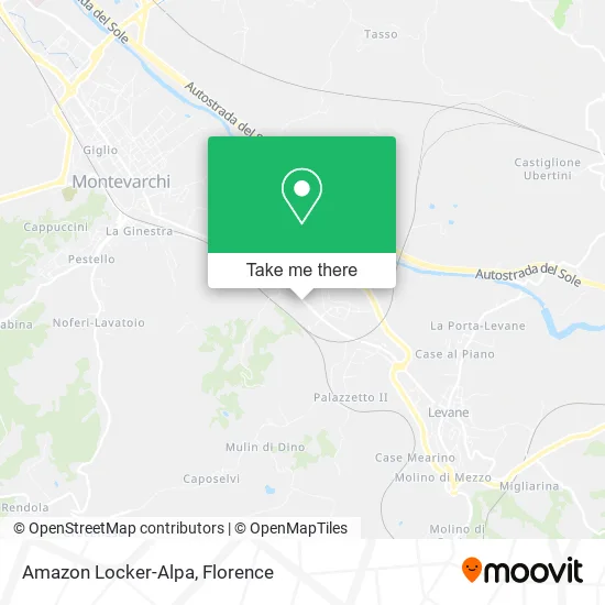 Amazon Locker-Alpa map