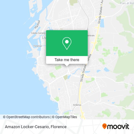 Amazon Locker-Cesario map