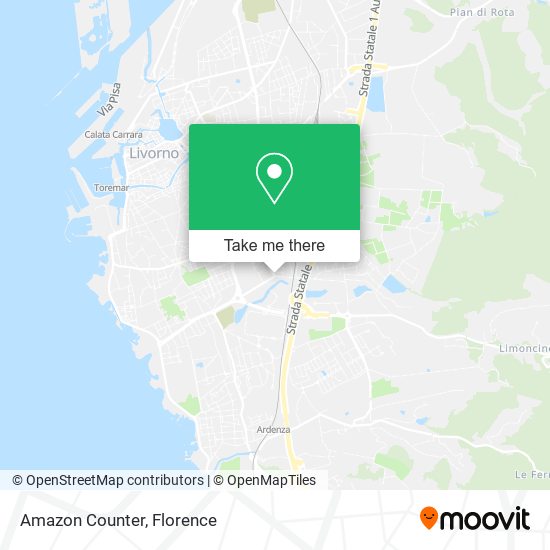 Amazon Counter map