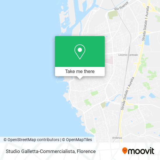 Studio Galletta-Commercialista map