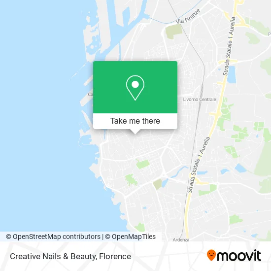 Creative Nails & Beauty map