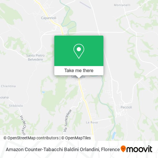 Amazon Counter-Tabacchi Baldini Orlandini map