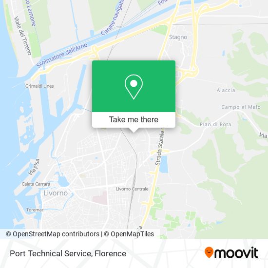 Port Technical Service map