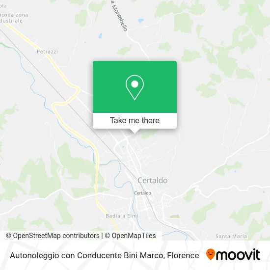 Autonoleggio con Conducente Bini Marco map