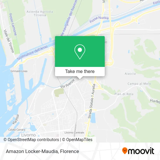 Amazon Locker-Maudia map