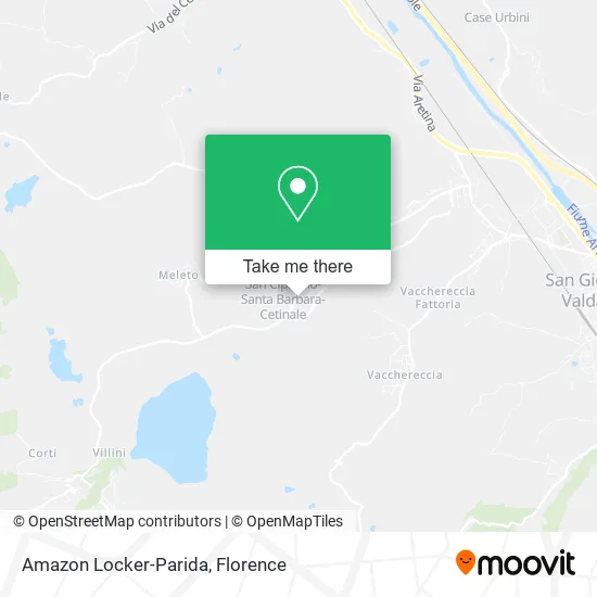 Amazon Locker-Parida map