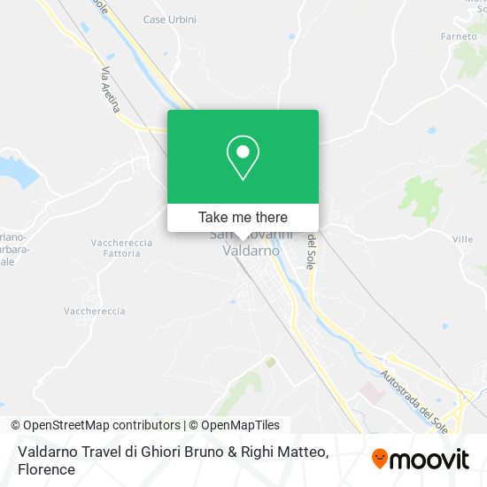 Valdarno Travel di Ghiori Bruno & Righi Matteo map