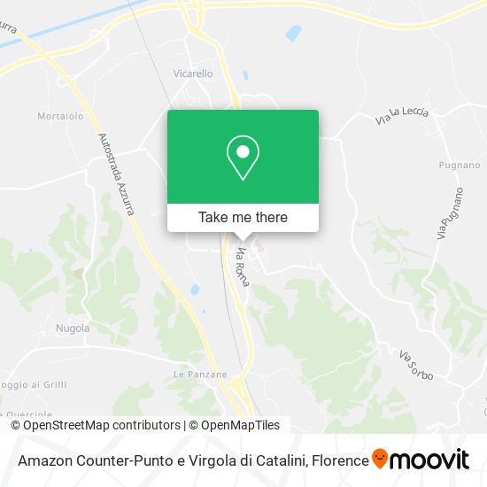 Amazon Counter-Punto e Virgola di Catalini map