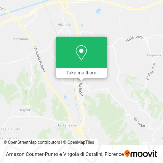 Amazon Counter-Punto e Virgola of Catalini map