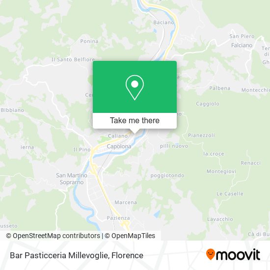 Bar Pasticceria Millevoglie map