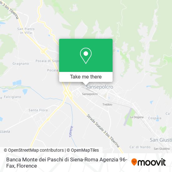 Banca Monte dei Paschi di Siena-Roma Agenzia 96-Fax map