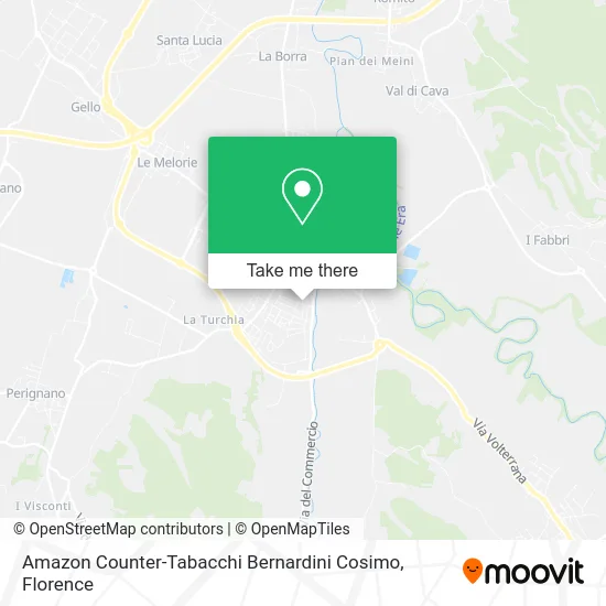 Amazon Counter-Bernardini Cosimo Tobacco Shop map