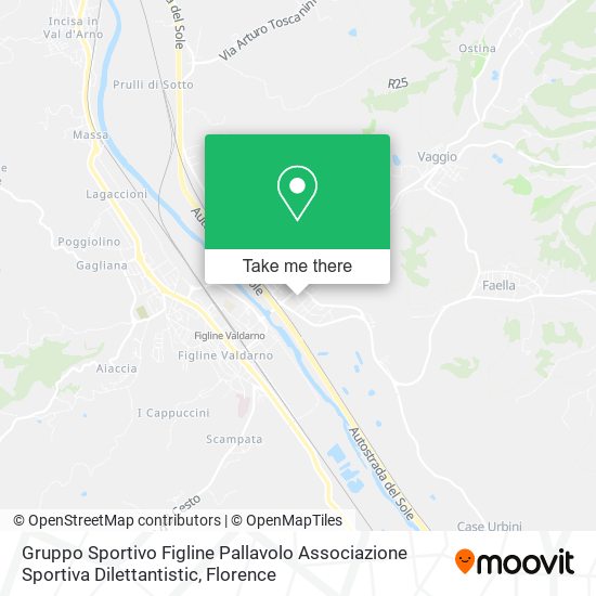 Gruppo Sportivo Figline Pallavolo Associazione Sportiva Dilettantistic map