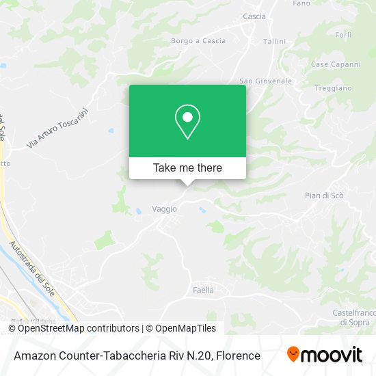 Amazon Counter-Tabaccheria Riv N.20 map