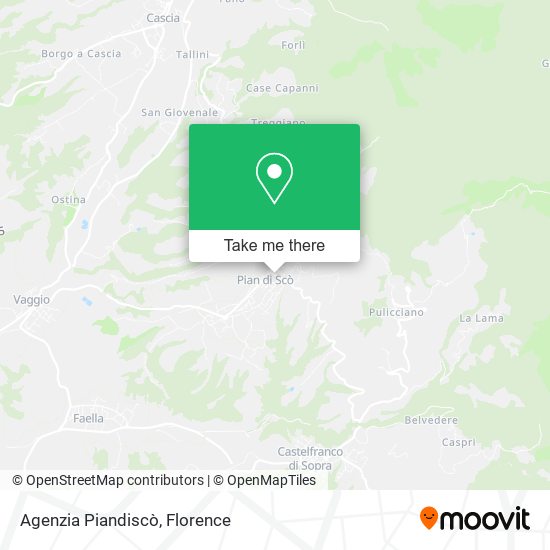 Agenzia Piandiscò map