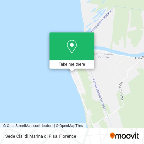 Sede Cisl di Marina di Pisa map