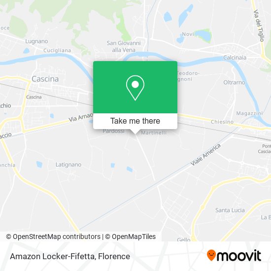 Amazon Locker-Fifetta map