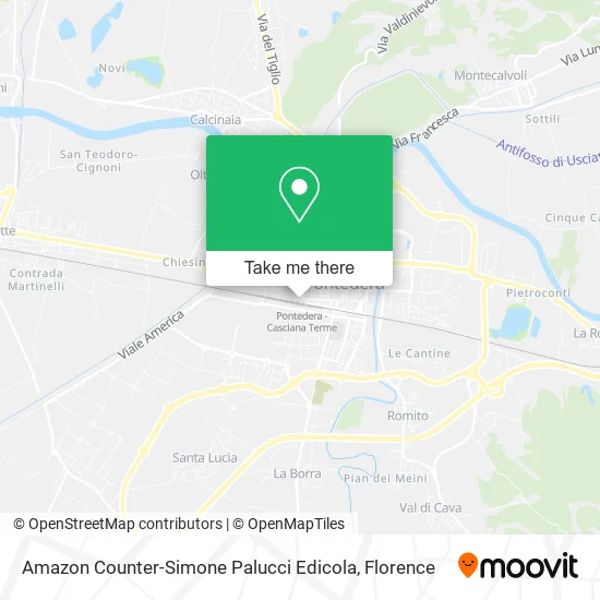 Amazon Counter-Simone Palucci Edicola map