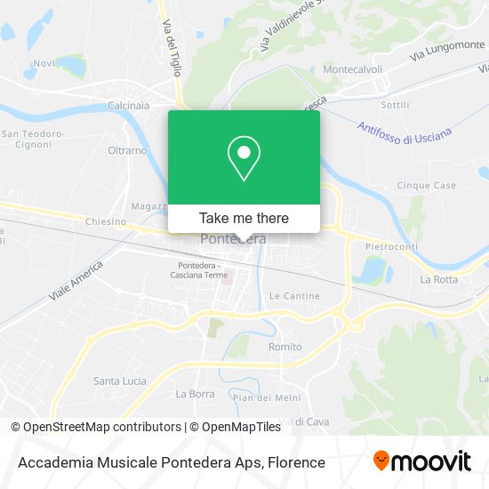 Accademia Musicale Pontedera Aps map