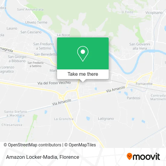 Amazon Locker-Madia map