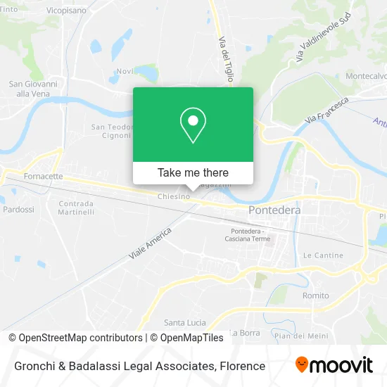 Gronchi & Badalassi Legal Associates map