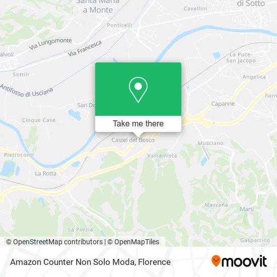 Amazon Counter Non Solo Moda map