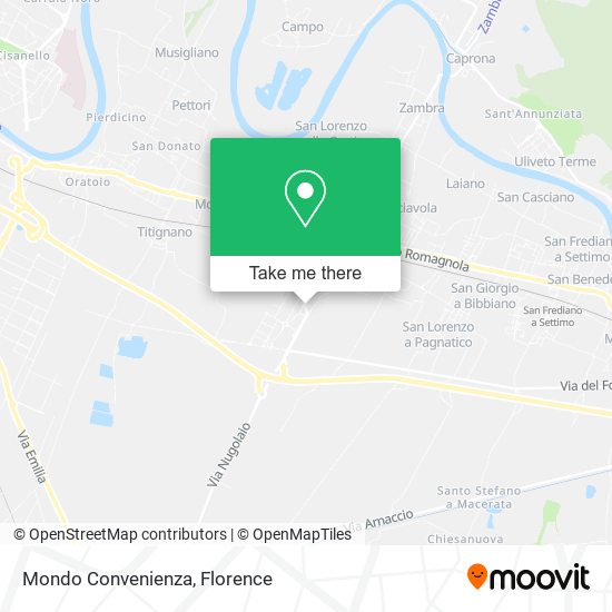 Mondo Convenienza map