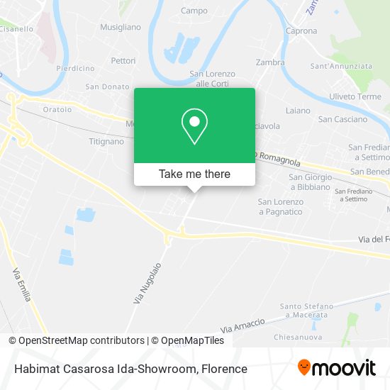 Habimat Casarosa Ida-Showroom map