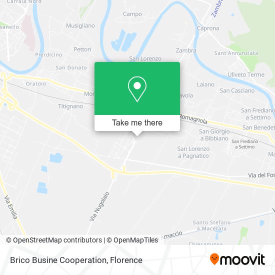 Brico Busine Cooperation map