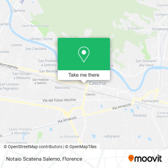 Notaio Scatena Salerno map
