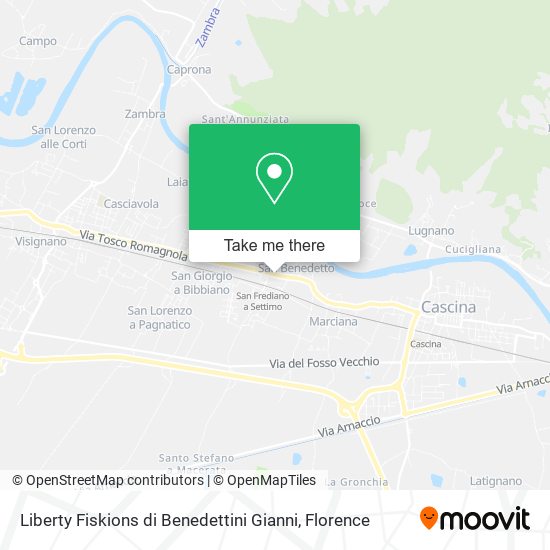 Liberty Fiskions di Benedettini Gianni map