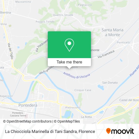 La Chiocciola Marinella di Tani Sandra map
