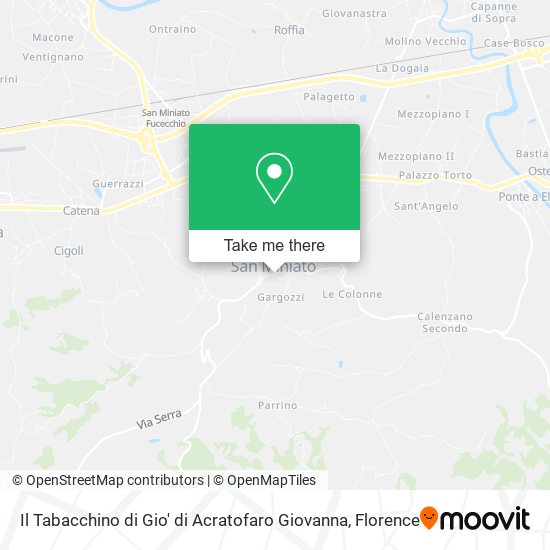 Il Tabacchino di Gio' di Acratofaro Giovanna map