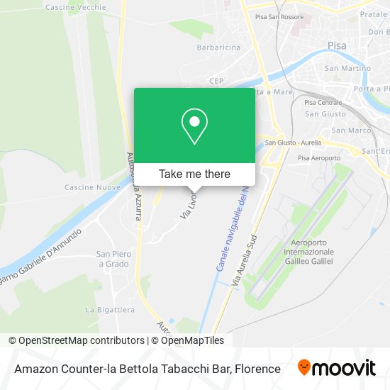Amazon Counter-la Bettola Tabacchi Bar map