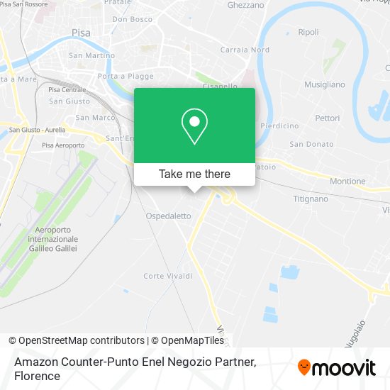 Amazon Counter-Punto Enel Negozio Partner map