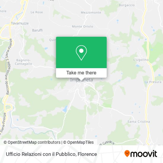 Ufficio Relazioni con il Pubblico map