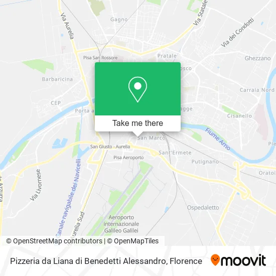 Pizzeria da Liana di Benedetti Alessandro map