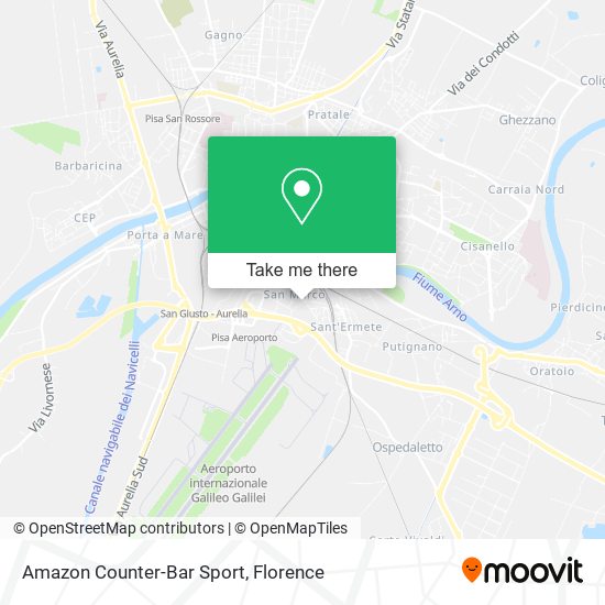 Amazon Counter-Bar Sport map