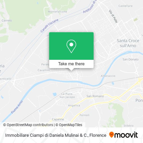 Immobiliare Ciampi di Daniela Mulinai & C. map