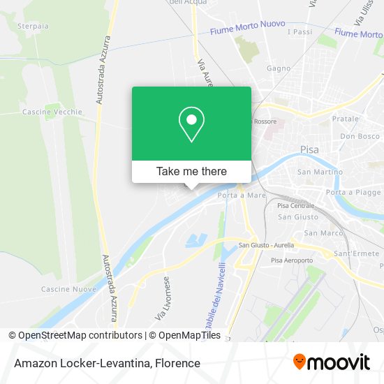 Amazon Locker-Levantina map