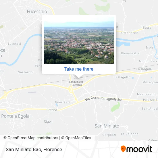 San Miniato Bao map