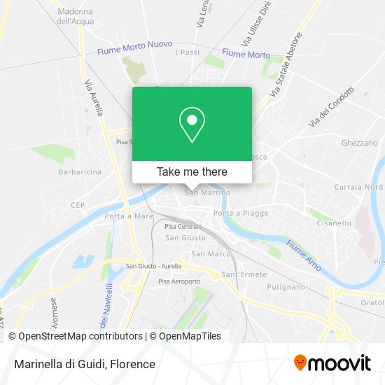 Marinella di Guidi map