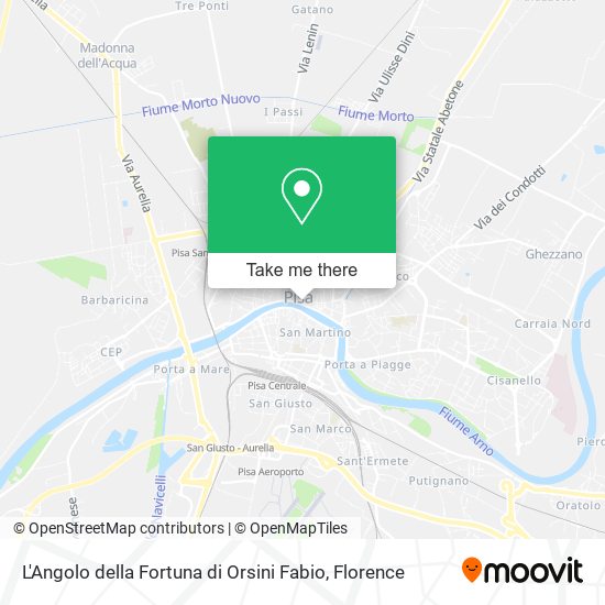 L'Angolo della Fortuna di Orsini Fabio map