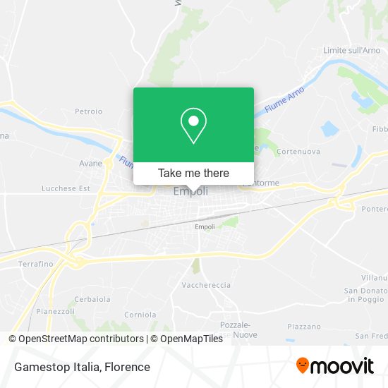 Gamestop Italia map