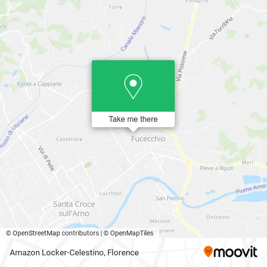 Amazon Locker-Celestino map