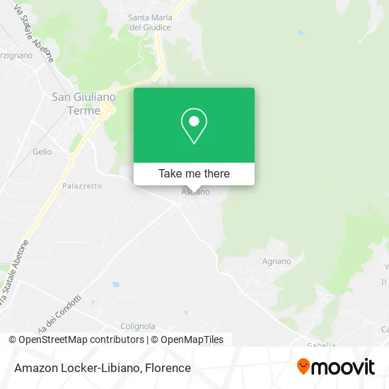 Amazon Locker-Libiano map