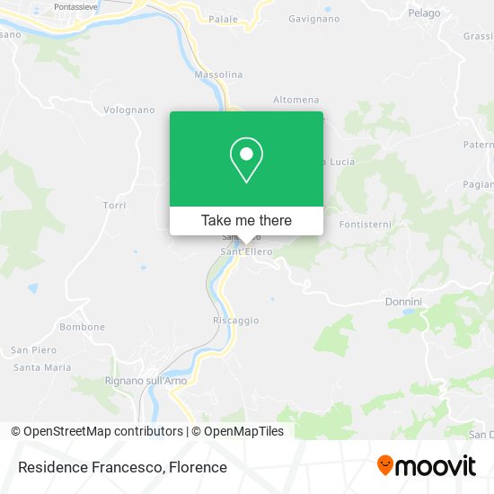 Residence Francesco map