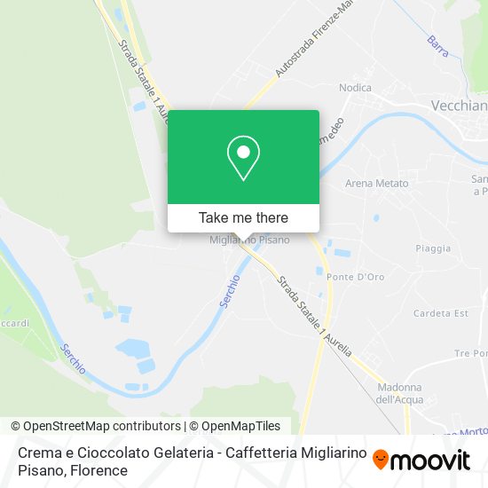 Crema e Cioccolato Gelateria - Caffetteria Migliarino Pisano map