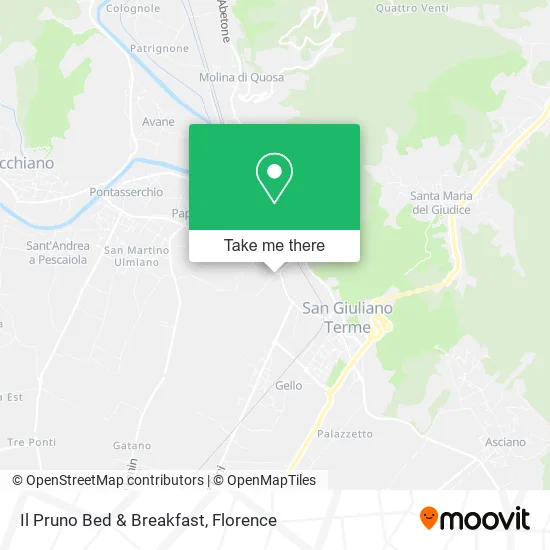 Il Pruno Bed & Breakfast map
